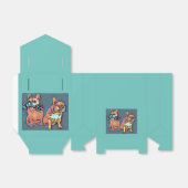 Französische Bulldogge zwei Freunde French Bulldog フェイバーボックス (折り畳みなし)