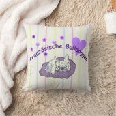 Französische Bulldoggen  クッション (ブランケット)