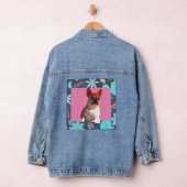 Französische Bulldoggen  デニムジャケット (ハンガー)
