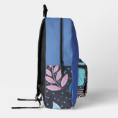 französische  Bulldoggen プリントバックパック (左)