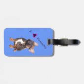 Französische Bulldoggen ラゲッジタグ (裏面横)