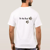 Französische Bulldoggen Auto French Bulldog Tシャツ (裏面)