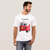 Französische Bulldoggen Auto French Bulldog Tシャツ (正面フル)