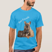 Französische Bulldoggen Friends French Bulldog Tシャツ (正面)