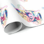 Französische Bulldoggen Geschenkpapier ラッピングペーパー (ロールコーナー)