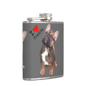 Französische Bulldoggen Herz French Bulldog  フラスク (右)