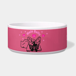 Französische Bulldoggen Herz French Bulldog  ボウル