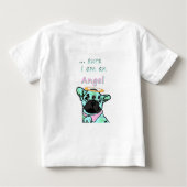 Französische Bulldoggen Kartoon French Bulldog ベビーTシャツ (裏面)