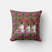 Französische Bulldoggen Kissen クッション (正面)