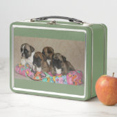 Französische Bulldoggen Kissen French Bulldog メタルランチボックス (インサイチュ)