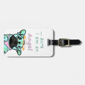 Französische Bulldoggen Kofferanhänger ラゲッジタグ (正面横)