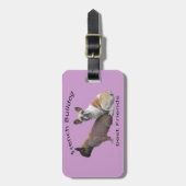Französische Bulldoggen Kofferanhänger ラゲッジタグ (正面縦)