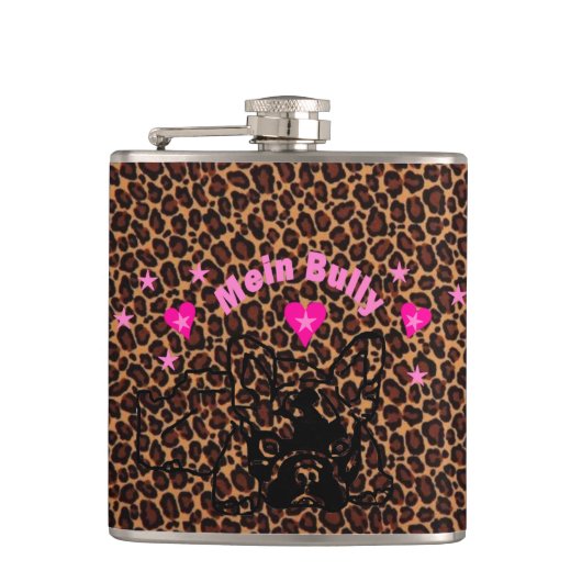 Französische Bulldoggen Leoprint French Bulldog フラスク (正面)