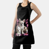 Französische Bulldoggen Schmetterling Bulldog エプロン (インサイチュ)