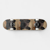 Französische Bulldoggen Skateboard スケートボード (横)