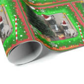 Französische Bulldoggen Weihnachten French Bulldog ラッピングペーパー (ロールコーナー)