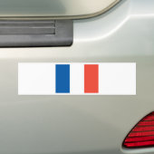 Französische Fahne バンパーステッカー (車上)