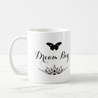 Frase Inspiradora Dream Big コーヒーマグカップ