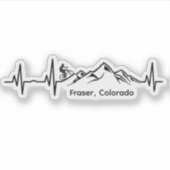 Fraser MTB Vinyl Sticker シール (正面)