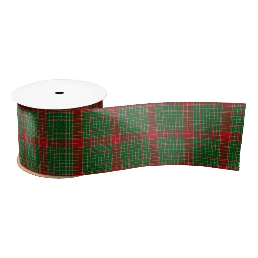 Fraser of Castle Leathers Tartan サテンリボン (リール)