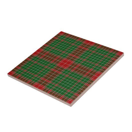 Fraser of Castle Leathers Tartan タイル (側面)