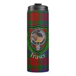 Fraser Scottish Clan Tartan & Crest タンブラー