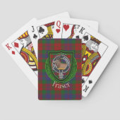Fraser Scottish Clan Tartan & Crest トランプ (裏面)