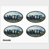 Frasersへようこそ 楕円形シール (シート)