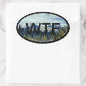 Frasersへようこそ 楕円形シール (バッグ)