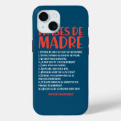 Frases de Madre Case-Mate iPhoneケース (裏面)