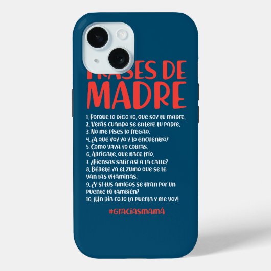Frases de Madre Case-Mate iPhoneケース (裏面)