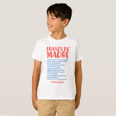 Frases de Madre Tシャツ (正面フル)