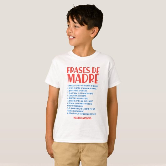 Frases de Madre Tシャツ (正面フル)