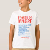 Frases de Madre Tシャツ (正面)