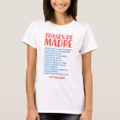 Frases de Madre Tシャツ (正面)
