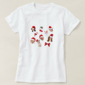 frasier christmas pattern tシャツ (デザイン正面)