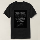 frasier quote Framed Art Print Tシャツ (デザイン正面)