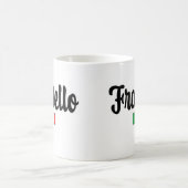 Fratello Italian Flag Mug - Italian Brother Gift コーヒーマグカップ (中央)