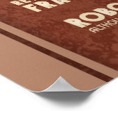 Fraternal League of Robotic Personポスター(16x20") ポスター (角)