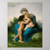 Fraternal Love by William Adolphe Bouguereau ポスター (正面)