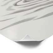 "Frau im Wasser" - Minimalistisches Wandbild mit s ポスター (コーナー)