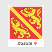 Fraubrunnen district flag, Switzerland シール (シート)