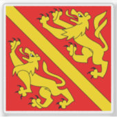 Fraubrunnen district flag, Switzerland シール (正面)