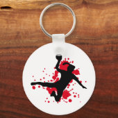Frauenhandball handball sign キーホルダー (正面)