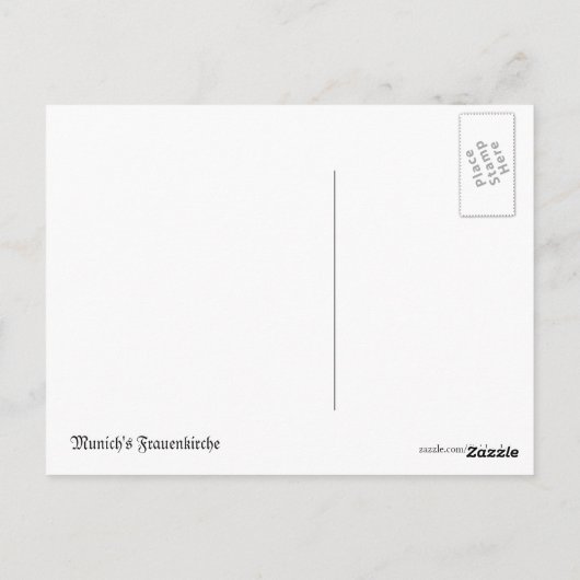 Frauenkirche München ポストカード (裏面)