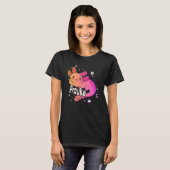 FRAUKE – 愛らしいAXOLOTLと美しい女の子の名前 Tシャツ (正面フル)
