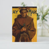 “Fray Marcos” Western Art by Gerald Cassidy サンキューカード (スタンド正面)