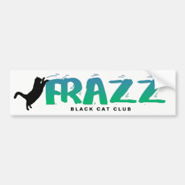 FRAZZ! 黒猫クラブバンパーステッカー バンパーステッカー