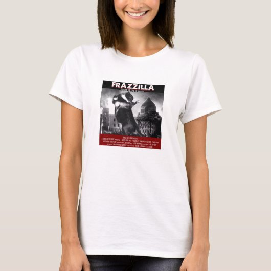 Frazzilla猫のTシャツ Tシャツ (正面)