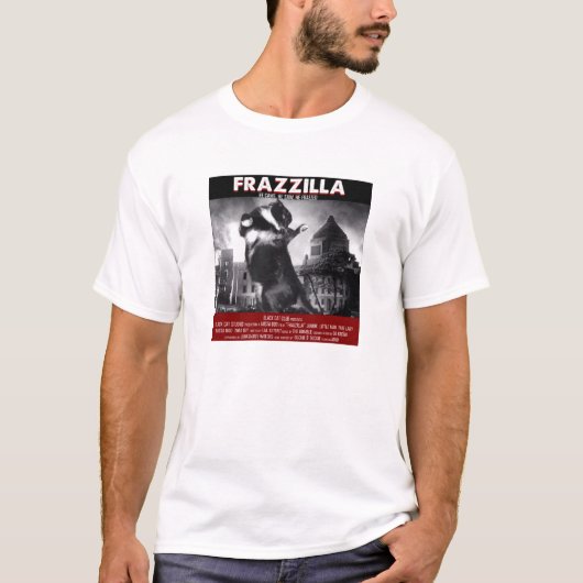 Frazzilla猫のTシャツ Tシャツ (正面)